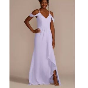 David’s Bridal Bridesmaid Dress in Iris